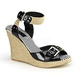 Produkt-Bild: Pinup Couture Wedges Tootsie-09 Schwarz