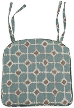 Linen S-Backed S-Corded Pleated Chair Cushion