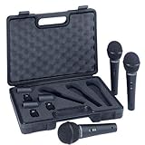 Behringer  XM1800S Dynamic Cardioid Vocal Microphones, 3-Pack
