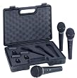 Behringer  XM1800S Dynamic Cardioid Vocal Microphones, 3-Pack