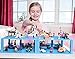 Strictly Briks Compatible with Lego Large Classic Stackable Baseplates, Building Bricks for Towers, Shelves, and More, Sky Blue, 4 Base Plates & 30 Stackers, 10x10 Inches