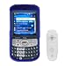 Fits Palm Treo 800w Sprint Cell Phone Snap on Protector Faceplate Cover Housing Hard Case - Solid Blue