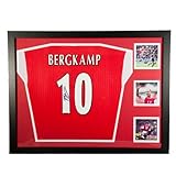 【All Star Signings】デニス・ベルカンプ 直筆サイン入りユニフォーム（アーセナル100周年）＆フォト 額入り