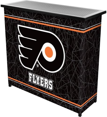 NHL Philadelphia Flyers Two Shelf Portable Bar with Case