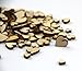 Raylinedo Mixed Size Pure Color Small Heart Shaped Wooden Buttons Crafting Sewing DIY Approx 100 PCS