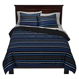 Room Essentials® Stripe Comforter - Blue