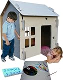 Paint-on-it Cardboard Playhouse