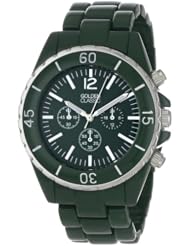 Golden Classic Womens 2287-darkgreen "Nautical Notion" Classic Green Dial Tachymeter Marked Bezel Watch