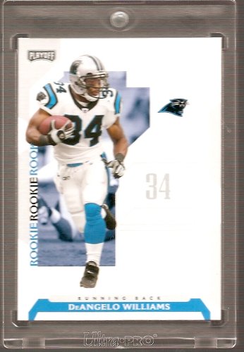 2006 Playoff NFL Football DeAngelo Williams Carolina Panthers Limited Rookie Card #75 - Mint Condition - In Protective Acrylic Display Case!