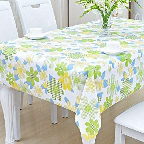 pvc table cloth/Coffee table small table cloth/Water and oil-burn-proof tablecloth/ disposable plastic tablecloth/ dining table pad/Wallpaper-E 120x180cm(47x71inch)