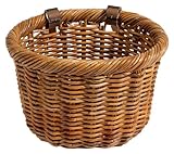 Nantucket Cisco Collection Oval Bicycle Basket (Tan, 14 X 11 X 9.5)