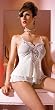 2Pc Jeweled And Embroidered Butterfly Babydoll, Includes G-String