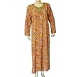 Womens Caftans Long Sleeve Evening Gown Size L (kftn841)