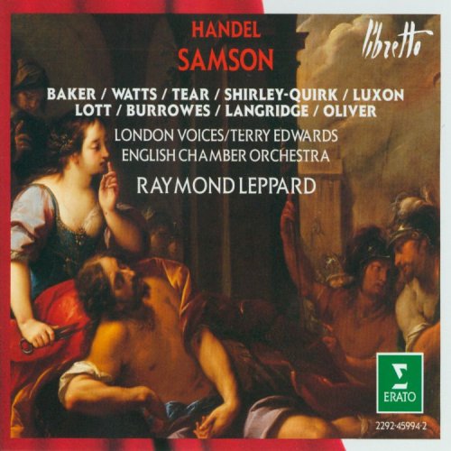 CD-Charts  Search : Handel - Samson / Tear · J. Baker · Watts · Shirley-Quirk · Luxon · Langridge · A. Oliver · Burrowes · Lott · ECO · Leppard