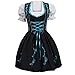 Gaudi-leathers Women's German Dirndl Dress Costumes for Bavarian Oktoberfest Carnival Halloween