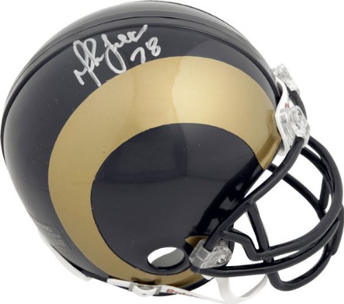 Marshall Faulk St. Louis Rams Autographed Mini Helmet