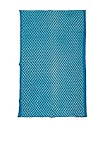 ICONS CORNER Alfombra 100% Algodón Indio (Azul / Azul Celeste)