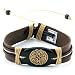 Leather Bracelet with Celtic Knot