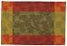 Durable Hand Woven 100% Cotton Jacquard Maple Leaf Placemat With Fused Backing 12x18 Inches Set of Six