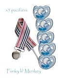 5 Blue Gumdrop Pacifiers + Burberry Inspired Ribbon 51bJpm3KWuL. SL160 5 Blue Gumdrop Pacifiers + Burberry Inspired Ribbon