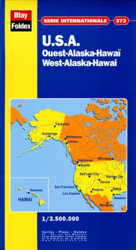City Travel Guides Discounted  Livres : Carte routière et touristique : U.S.A. Ouest - Alaska - Hawaï R°V°, N° 373 (avec un index)