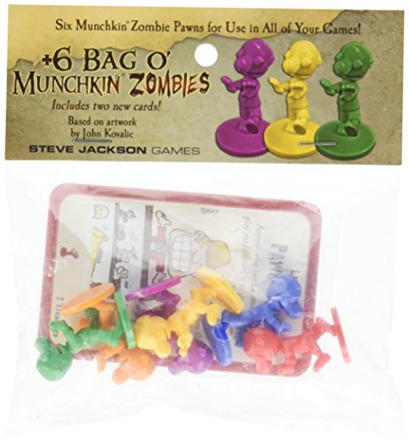 +6 Bag O' Munchkin Zombies Card Game