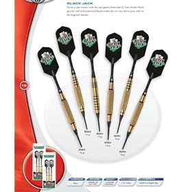 Black Jack Soft Tip Brass Darts