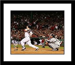 Dustin Pedroia Boston Red Sox MLB Framed 8x10 Photograph 2007 ALCS Game 7 HR