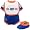 adidas Florida Gators Royal Blue Infant 3 Piece Creeper Set