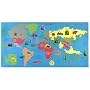 Foam World Map Floor Puzzle