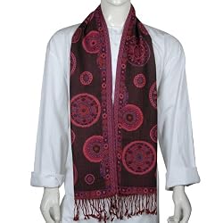 Mens Winter Accessory Neck Scarf Pure Wool