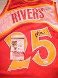 DOC RIVERS SIGNED AUTOGRAPHED ATLANTA HAWKS JERSEY JSA