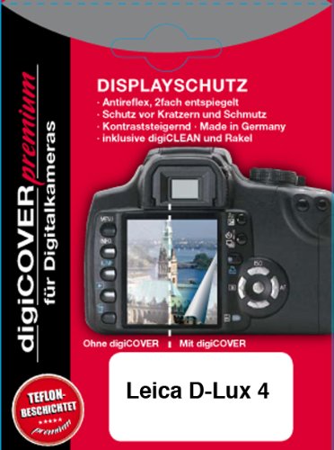 Digicover Premium Schutzfolie f&uuml;r Leica D-Lux 4 Preisvergleich