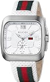 Gucci Coupé Herrenuhr Leder Weiß YA131303