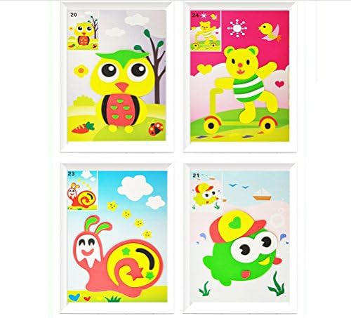 Zejoy DIY 3D Art &amp; Craft Sticker Foam Pieces Toy for Kids 3-5 Entry-level