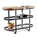 Kitchen & Housewares : Enclume GI1 Gourmet Island Kitchen Furniture, Hammered Steel and Wood