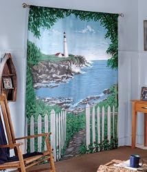 ByTheSeaWindowArtCurtains