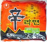 農心 辛ラーメン(韓国版) 20袋(5袋入×4)セット 農心 辛ラーメン(韓国版) 20袋(5袋入×4)セット