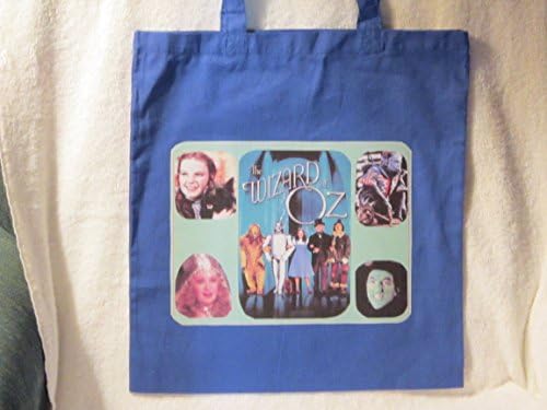 Canvas Tote Bag-The Wizard of Oz-Large size 14" x 16"-Long Handles