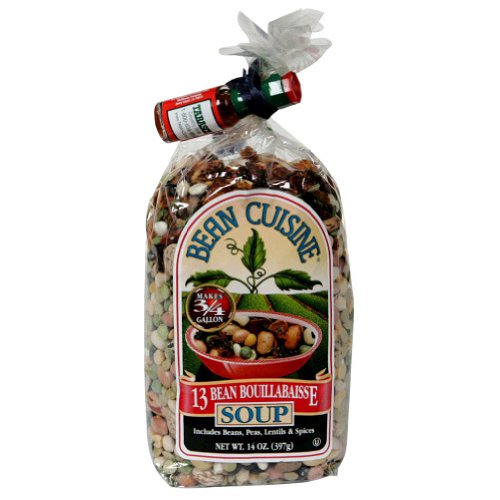 Bean Cuisine, Soup Bag 13 Bean Bouillabaise, 15-Ounce (6 Pack)