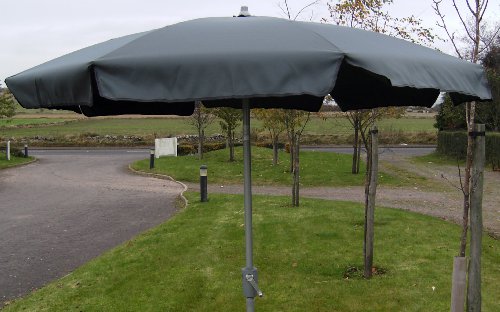 Acamp 83516 Parasol 2.2m Deep Grey / Silver Pole