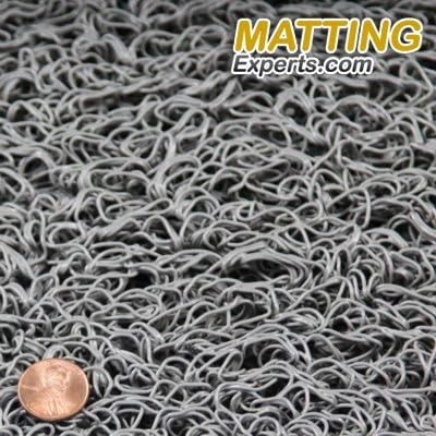 Shower, Pool, Bathroom VinLoop mat. Drains water size 2' x 3' Grey