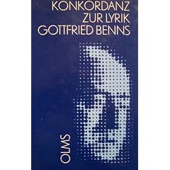 Konkordanz zur Lyrik Gottfried Benns