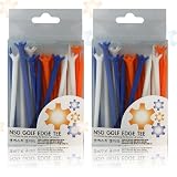 Golf Plastic Edge Tees 20pcs Orange Blue White 3Colors 83mm Free Shipping