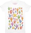 Rainbow Brite Collage of Sprites White Tee T-Shirt