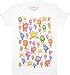 Rainbow Brite Collage of Sprites White Tee T-Shirt