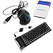 GTMax USB Wired Handheld Mouse + Bluetooth Wireless Silicone Keyboard for PC, Macbooks, Notebooks, Laptops, Tablets (Free Gift Mini Brush (BlueMall) Included)