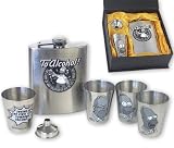 Eigenschaften -  / SIMPSONS: HIP FLASK & SHOT SET (HOMER - TO ALCOHOL!) - Tasse / Glas / Schale