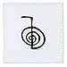 3dRose qs_154526_3 Reiki Power Symbol Cho Ku Rei Choku Rei for Protection Cleaning Clearing Energy Or Boosting Healing Quilt Square, 8 by 8-Inch