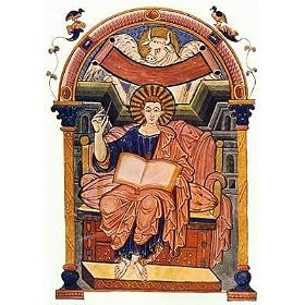 Masters of the Ada-group (Ada Gospels of the Abbess, Scene: The Evangelist Luke) Art Poster Print - 11x17